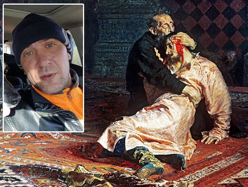 Осужден вандал, повредивший картину Репина в Третьяковской галерее