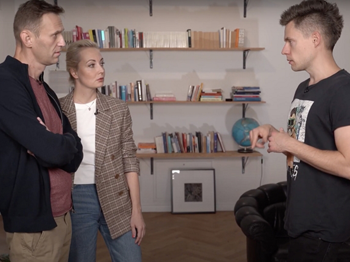 Навальный дал большое интервью Дудю, в котором рассказал об отравлении
