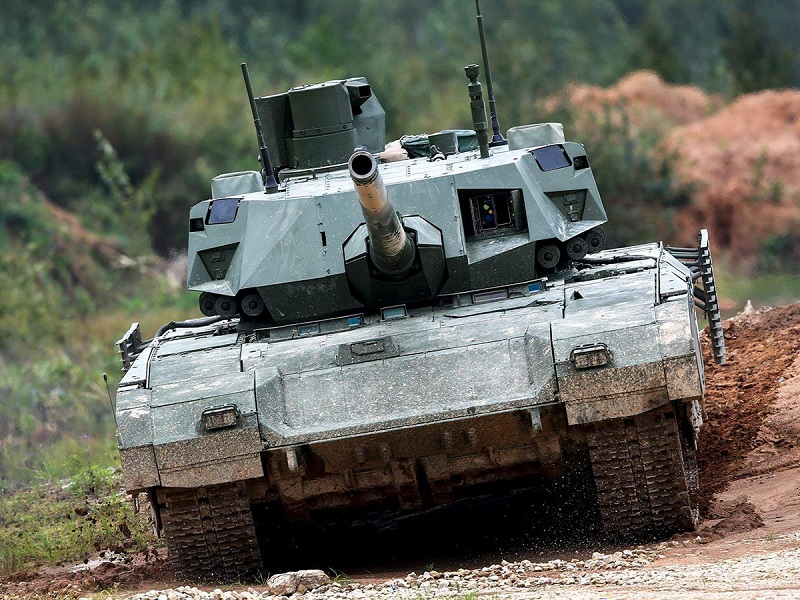 ВС России начали применять танки «Армата» для огня по позициям ВСУ
