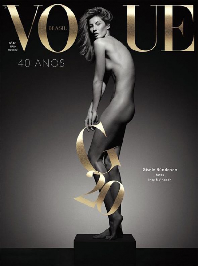 Жизель Бундхен. Обладательница $25-миллионного контракта с Victoria's Secret также снималась обнаженной, например, для Vogue.