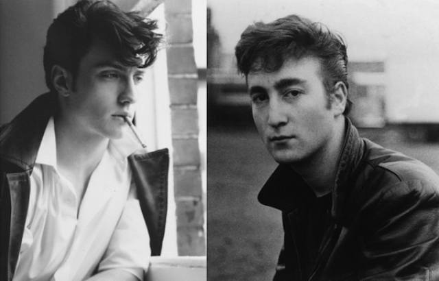 Аарон Тейлор-Джонсон и Джон Леннон, "Быть Джоном Ленноном".