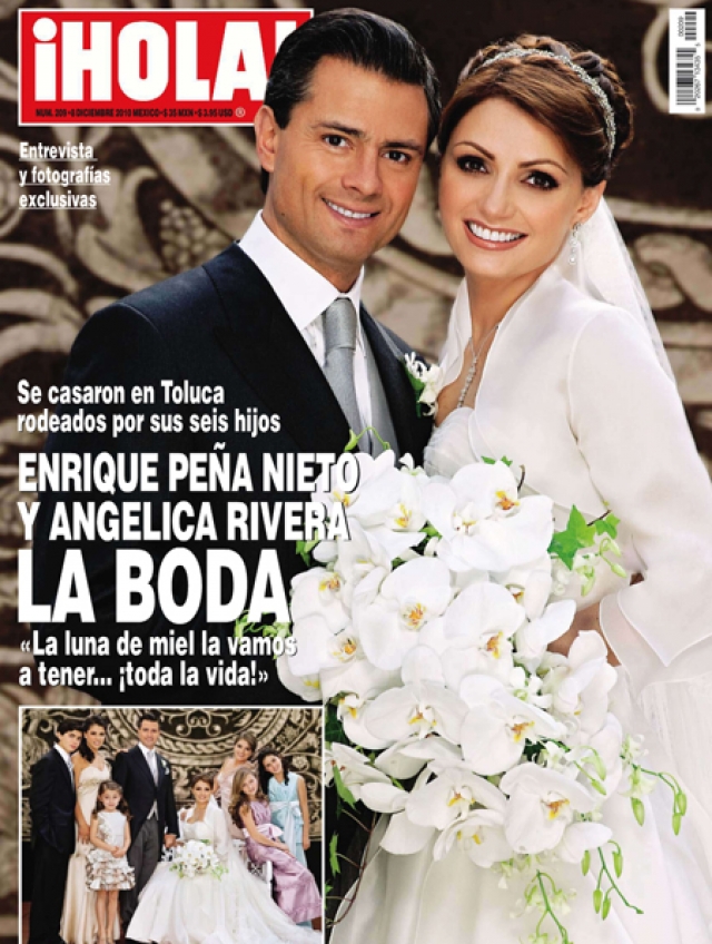 В 2010 году в ее жизни произошли изменения, достойные сюжета захватывающей теленовеллы: она сыграла свадьбу с Энрике Пенья, тогда еще губернатором штата Мехико.