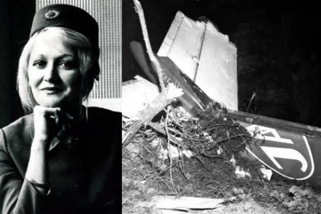 Весна Вулович. 26 января 1972 года югославский пассажирский самолет взорвался в воздухе на высоте 10 160 метров. 22-летняя стюардесса в тот день согласилась подменить свою коллегу. После аварии она провела 27 дней в коме и 16 месяцев в больнице, но все-таки выжила.