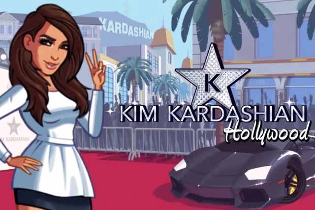 В июне 2014 года вышла игра Kim Kardashian: Hollywood, в которой игрок должен пройти много уровней и прийти к славе. На этом пути ему нужно рекламировать сомнительные товары, ходить на открытия ночных клубов в Майами, разыгрывать схватки с другими знаменитостями с помощью таблоидов.