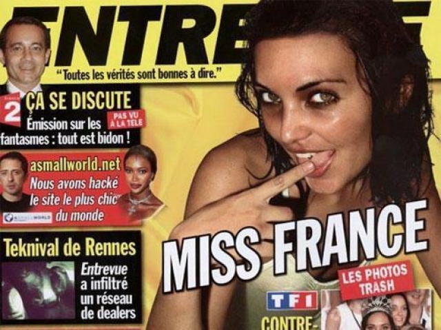 В желтой прессе появились и скандальные фотографии Мисс Франции 2008 Валери Бегу .