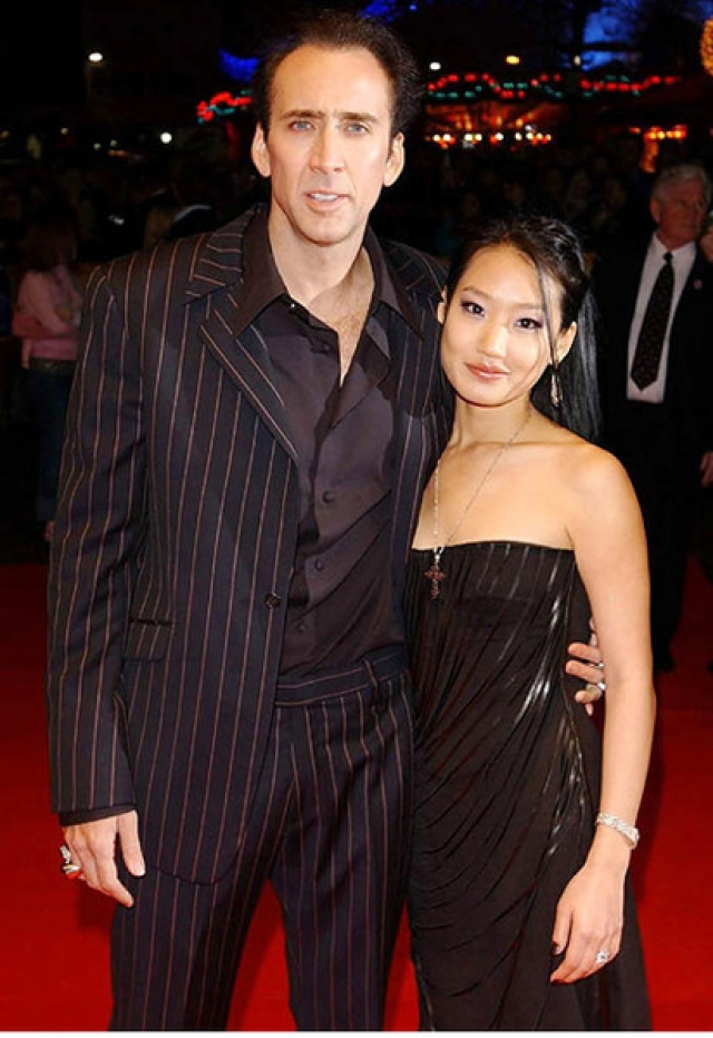 Николас кейдж с женой фото