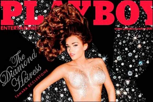 На пике этого скандала знаменитость попала на обложку майского номера журнала Playboy, отмахнувшись от любых попыток шантажа, а заодно и показав, как выглядит тело на миллиард долларов. 