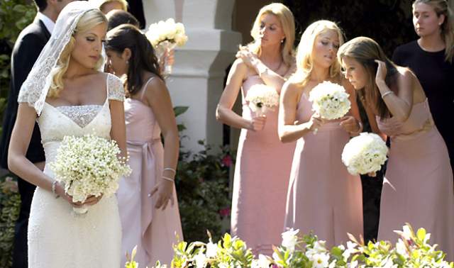 Большинство средств ушло на питание и охрану, платье невесты Badgley Mischka обошлось в $50 000, а цветы для украшения пространства - в $100 000. Супруги развелись в 2006 году из-за измены Тори .