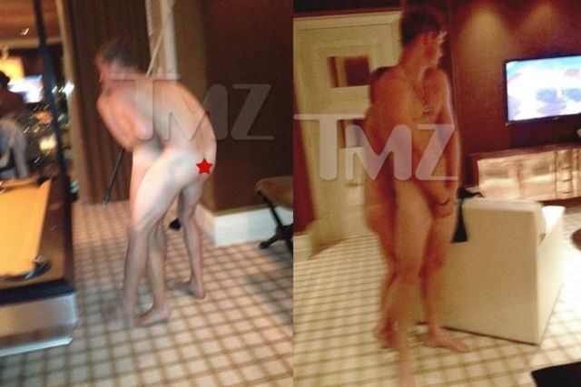 А вот британский принц Гарри на вечеринке веселился по полной: папарацци подловили его в Лас-Вегасе совершенно голым и безнадежно пьяным в компании обнаженной девушки.