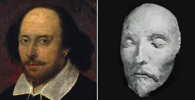 Посмертная маска Уильяма Шекспира была обнаружена в лавке старьевщика в Майнце в 1849 году, когда со смерти драматурга прошло уже 233 года. Многие скептики утверждают, что перед нами подделка, тогда как эксперты все же убеждены, что сходство с прижизненными портретами классика говорит о ее подлинности.
