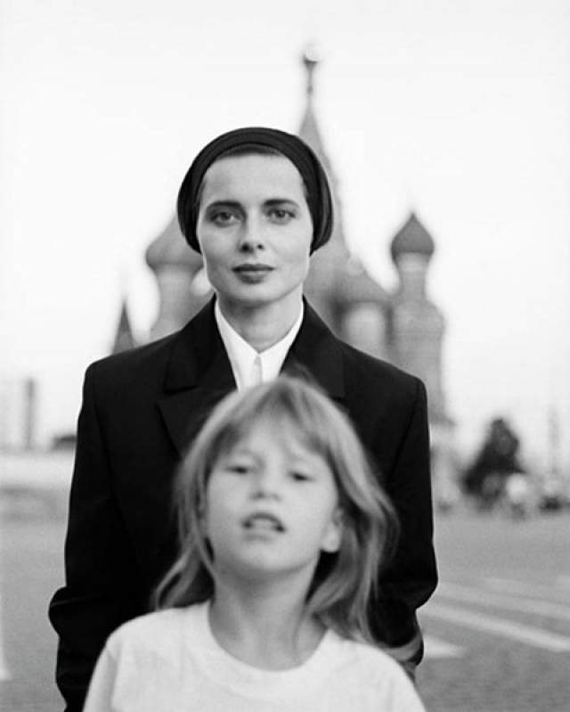 Изабелла Росселини в Москве, 1990 год