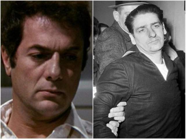 "Бостонский душитель", 1968. Тони Кертис в роли Альберта де Сальво. Признался в убийстве и изнасиловании 13 женщин, однако цифра может быть в три раза больше. Де Сальво был осужден пожизненно, но в ноябре 1973 года маньяка зарезали в тюрьме.