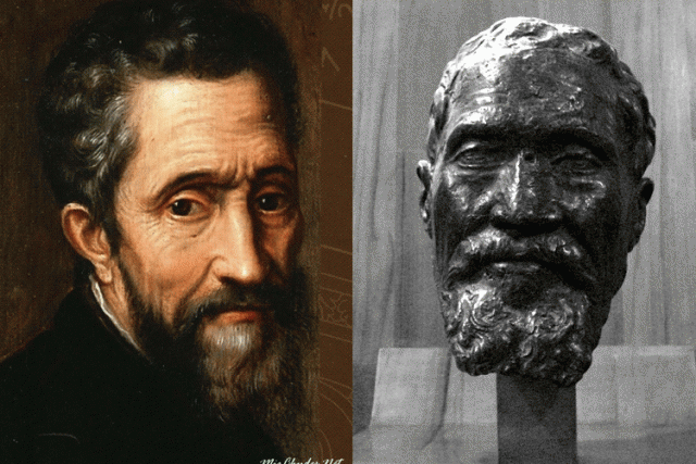 Микеланджело. Скульптор и художник умер 18 февраля 1564 года в Риме, не дожив совсем немного до своего 89-летия. Сравнивая посмертную маску с прижизненным портретом можно убедиться в правдоподобности последнего.
