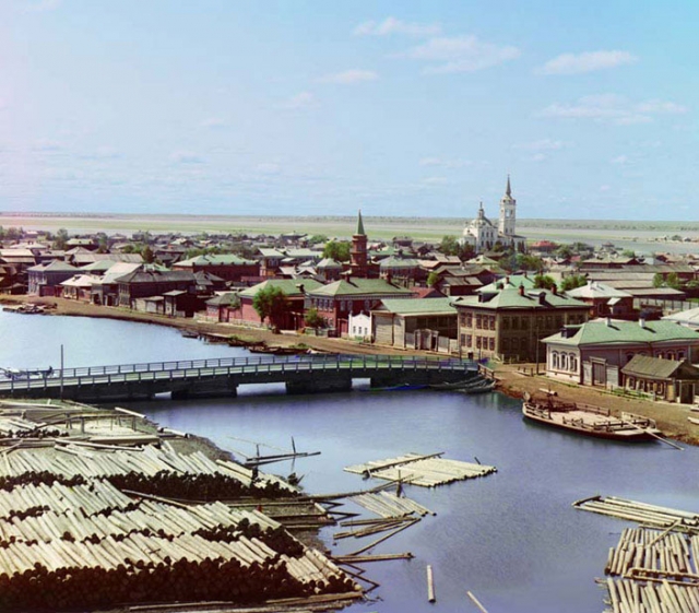 Панорама города Тобольск.