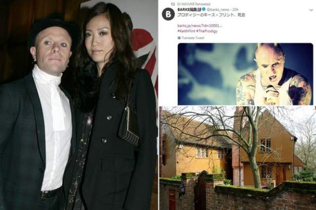 Причиной самоубийства вокалиста группы The Prodigy Кита Флинта стало его расставание с женой, моделью и диджеем из Японии Маюми Каи, пишет британский таблоид The Sun.