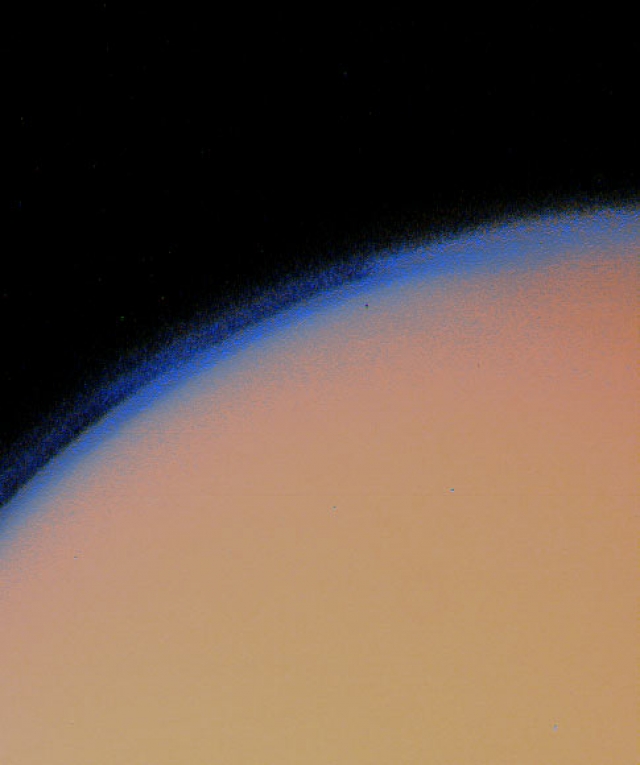 Спутник Сатурна Титан.