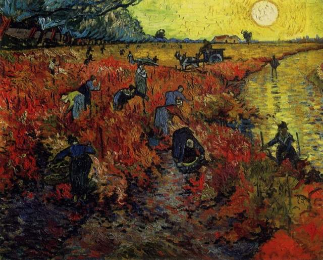 Сегодня известно около 850 полотен художника, множество рисунков и гравюр, а при жизни он продал всего одну работу — "Красные виноградники", да и ту купил друг Ван Гога. 