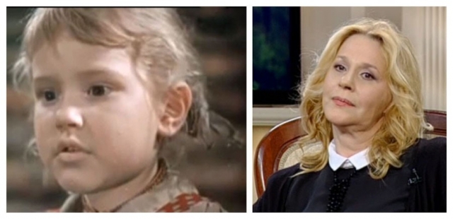 Анна Каменкова впервые снялась в возрасте шести лет в фильме "Девочка ищет отца".