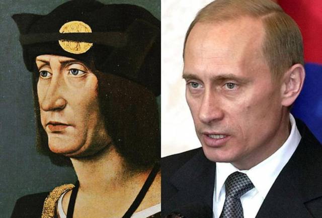 У Владимира Путина сразу несколько исторических двойников. Одни из них - Людовик XII.