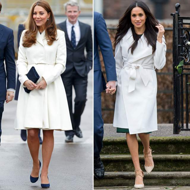 Пальто у герцогинь почти всегда похожего кроя.