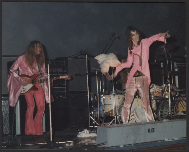 На концерте Alice Cooper в Торонто в сентябре 1969 года во время выступления на сцене оказалась курица. Элис Купер поднял курицу и бросил в толпу.