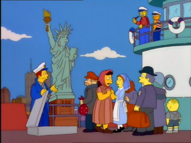 Гомер должен забрать ее в течении трех дней, иначе она будет утоплена. У Гомера с Нью-Йорком связаны жуткие воспоминания, хотя он и был там только проездом.
