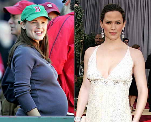 Дженнифер Гарнер. Через два месяца после родов актриса уже была в отличной форме, когда появилась на церемонии "Оскар".