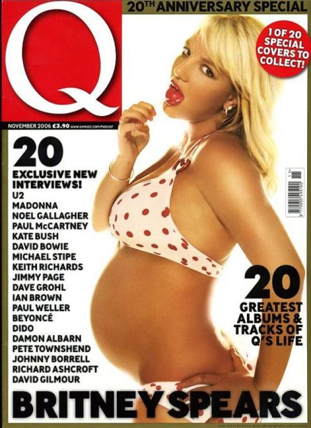 А вот обложка Q Magazine более вызывающей.