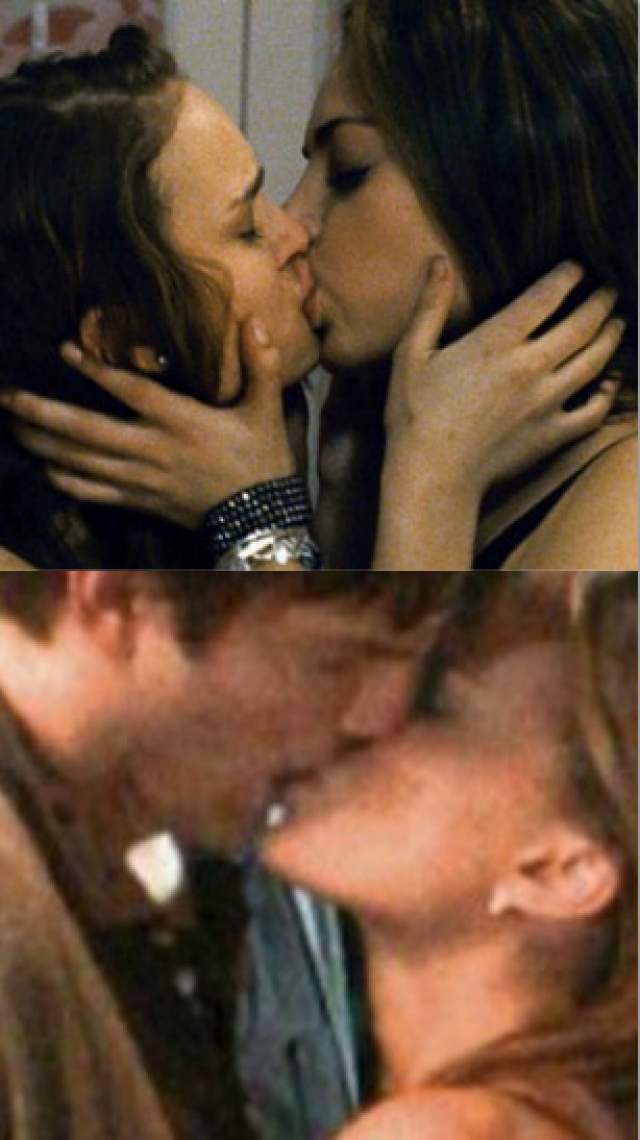 В этой картине, кстати, Кунис целовалась с Портман, а спустя год и Кутчер целовался с Портман - в фильме "Больше чем секс". Возможно, это их и объединило, потому что через год они начали встречаться :)