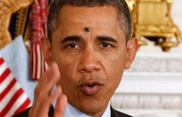 Во время официального выступления Барака Обамы в январе 2013 года в Белом Доме вокруг него кружила и громко жужжала муха. В итоге насекомое приземлилось на лоб американского лидера. Президент не пострадал.