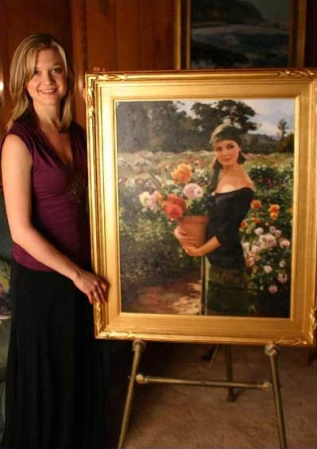 А одна из ее картин даже висит в кабинете самого Стивена Спилберга.