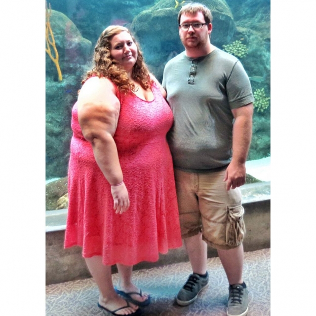 Лекси Рид и Дэнни всегда страдали лишним весом, но по-настоящему стремительно начали толстеть, когда начали жить вместе.