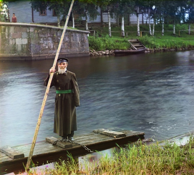 Надсмотрщик Черниговского водоспуска Пинхус Карлинский, прослуживший на должности 66 лет.