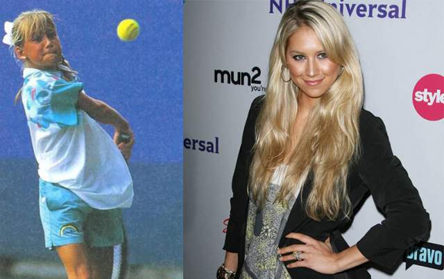 Анна Курникова. Уже в 10 лет Анна получила предложение стипендии теннисной академии Ника Боллетьери, расположенной в США.